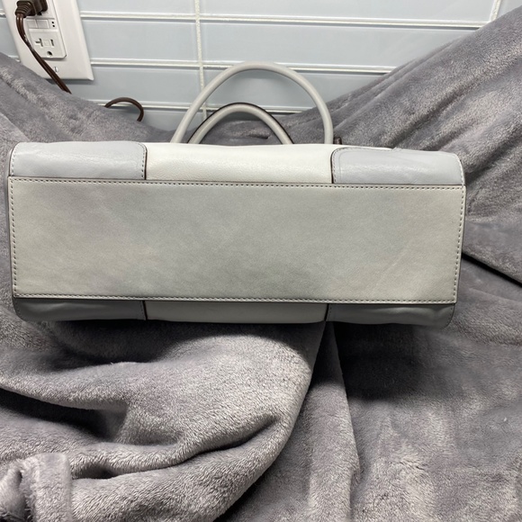 Coach Poppy colour block Grey Leather Satchel - Picture 5 of 12